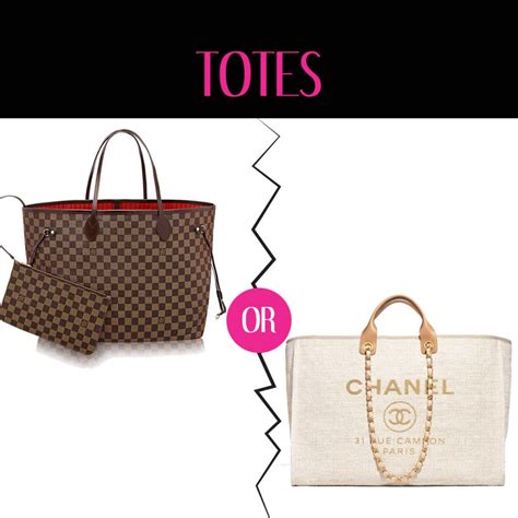 chanel vs louis vuitton bag|Louis Vuitton neverfull vs Chanel.